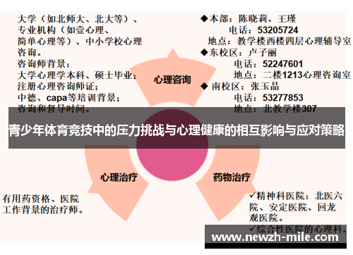 青少年体育竞技中的压力挑战与心理健康的相互影响与应对策略